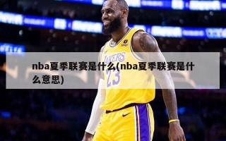 nba夏季联赛是什么(nba夏季联赛是什么意思)