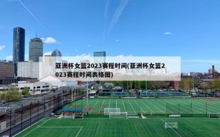 亚洲杯女篮2023赛程时间(亚洲杯女篮2023赛程时间表格图)